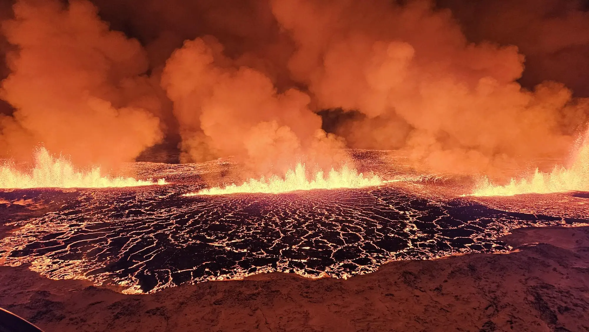 ICELAND Volcano LIVE: A volcano has erupted